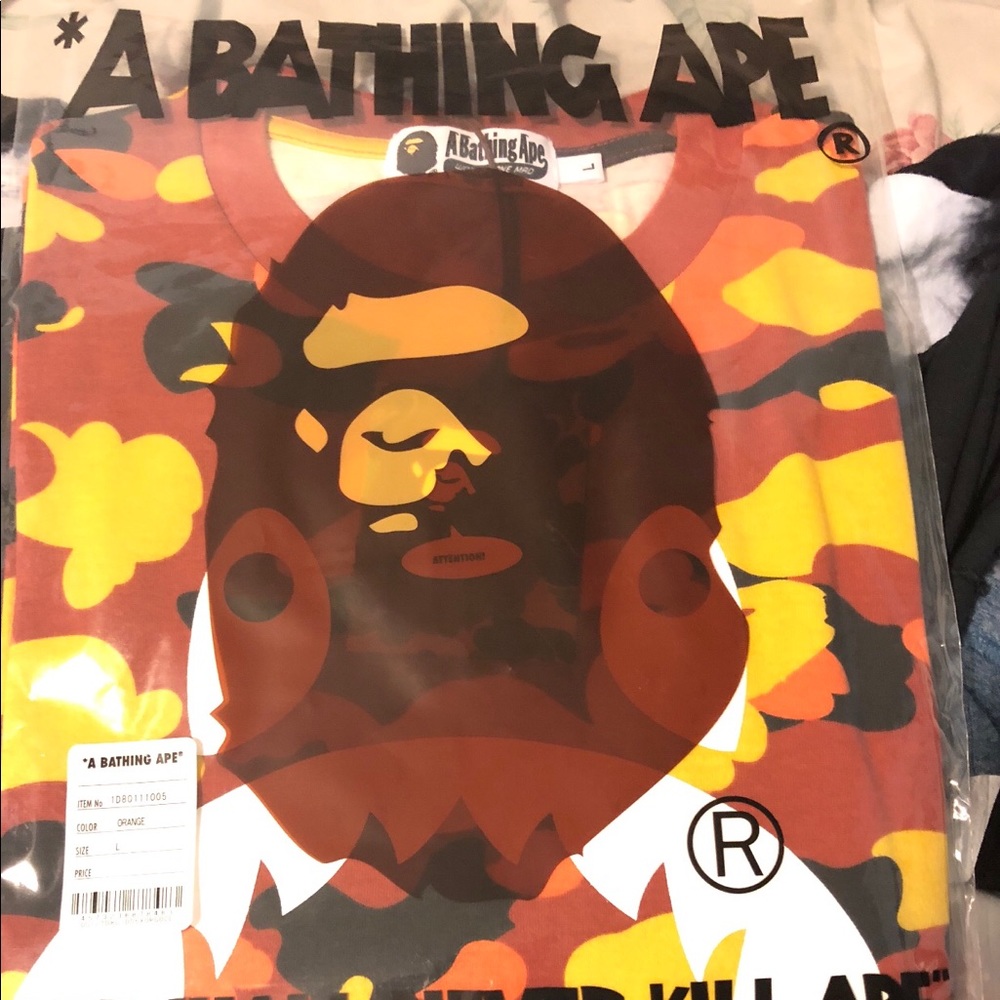 1ST CAMO SHARK L/S TEE MENS